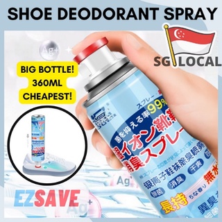 ??JAPAN AG+ Shoe Deodorant Spray, 360ml Shoe Odour Removal, Shoe Freshener
