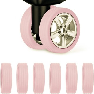 8 luggage wheel protective cover, noise-damping luggage wheel protective cover, protective design color silicone silent caster cover, portable fashion