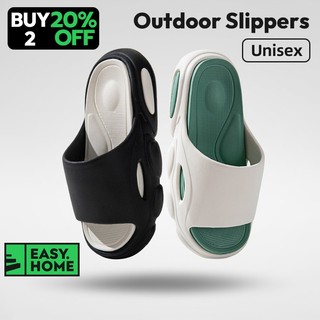【SG Stock】Unisex Outdoor Slipper Men & Women Soft Sports Indoor Slippers Thick Sole Slides Lightweight Casual Sandals