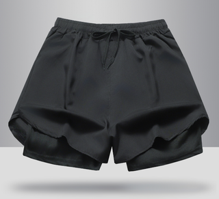 Ice Silk Shorts Fitness Men Women Couples Yoga Summer Swimming Trunks Elastic Quick-Drying Sports Pants Anti @-