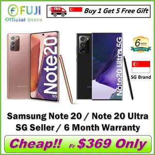 Samsung Note 20 Ultra (5G) / Note 20 (5G) / Snapdragon Processor / 6 Month Warranty / Local SG Seller / Refurbished