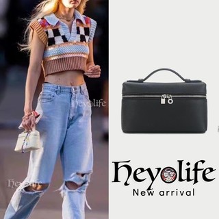 2023 New Cowhide Box Bag LP19 Women Fashion Shoulder Bag Small Square Bag Leather Lunch Box Bag Versatile Daily Casual Crossbody Bag
