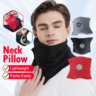 [?? READY Stock] Portable Neck Pillow Aeroplanes Collar Brace Soft Support Trip Rest Sitg Nap Ushaped Travel Pillow Wrap