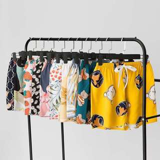 50 Colors Summer Women's Shorts Loose Casual High Waist Large Size A Line Wide Leg Pants