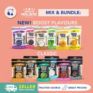 [5 for $29.3] Absolute Holistic Dental Chew Dog Treat (Value Pack)
