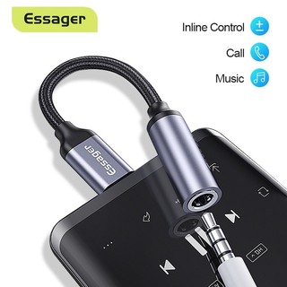 Essager Type C to 3.5mm Jack AUX Headphone Adapter Cable USB C to 3.5 Earphone Audio Converter