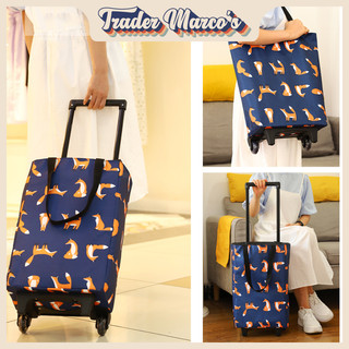 [SG Seller] trolley bag/trolley bag with wheels/shopping bag/market trolley/shopping bag foldable/shopping trolley